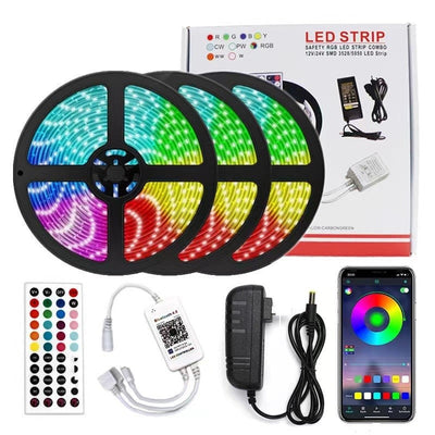 Bluetooth LED Strip Lights 15M Colour Changing