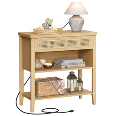 Console Table Hall Table Vasagle With Power Outlets