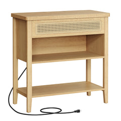 Console Table Hall Table Vasagle With Power Outlets