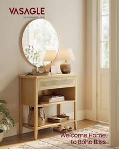 Console Table Hall Table Vasagle With Power Outlets