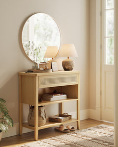 Console Table Hall Table Vasagle With Power Outlets