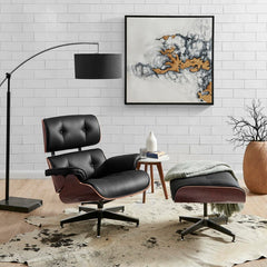 Replica Eames Chair with Ottoman