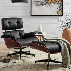 Replica Eames Chair with Ottoman