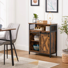 Vasagle Sliding Barn Door Storage Cabinet