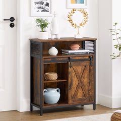 Vasagle Sliding Barn Door Storage Cabinet
