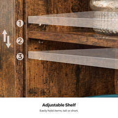 Vasagle Sliding Barn Door Storage Cabinet