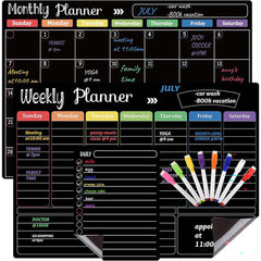 Magnetic fridge calendar