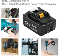 18V Battery For Makita 2Pcs, Replacement Makita Battery