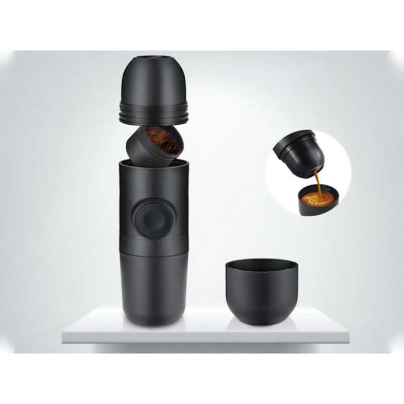 Portable manual espresso maker