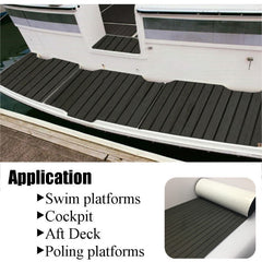 Marine Carpet Teak Boat Flooring Mat EVA