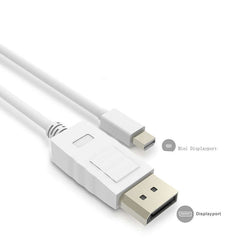 1.8M 4K Mini Displayport Dp Male To Display Port Dp Male Converter Cable For Macbook Pro Air