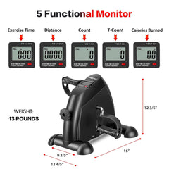 Exercise Bike Mini Cycle With LCD Screen