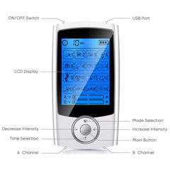 Tens Machine Tens Ems Massager Muscle Stimulation