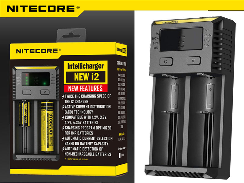 Nitecore Rechargeable Battery Charger i2