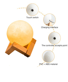 Moon Lamp Night Light 12 CM Diameter