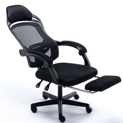 Black mesh office chair