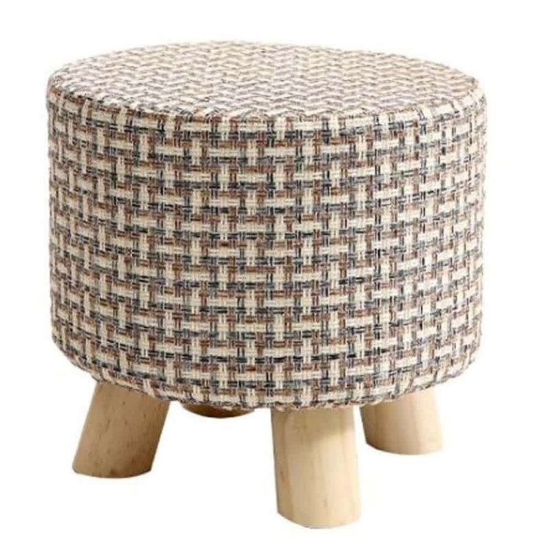 Ottoman Footstool Stool Round Foot Stool