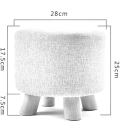 Ottoman Footstool Stool Round Foot Stool