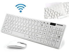 Wireless Keyboard Mouse  White