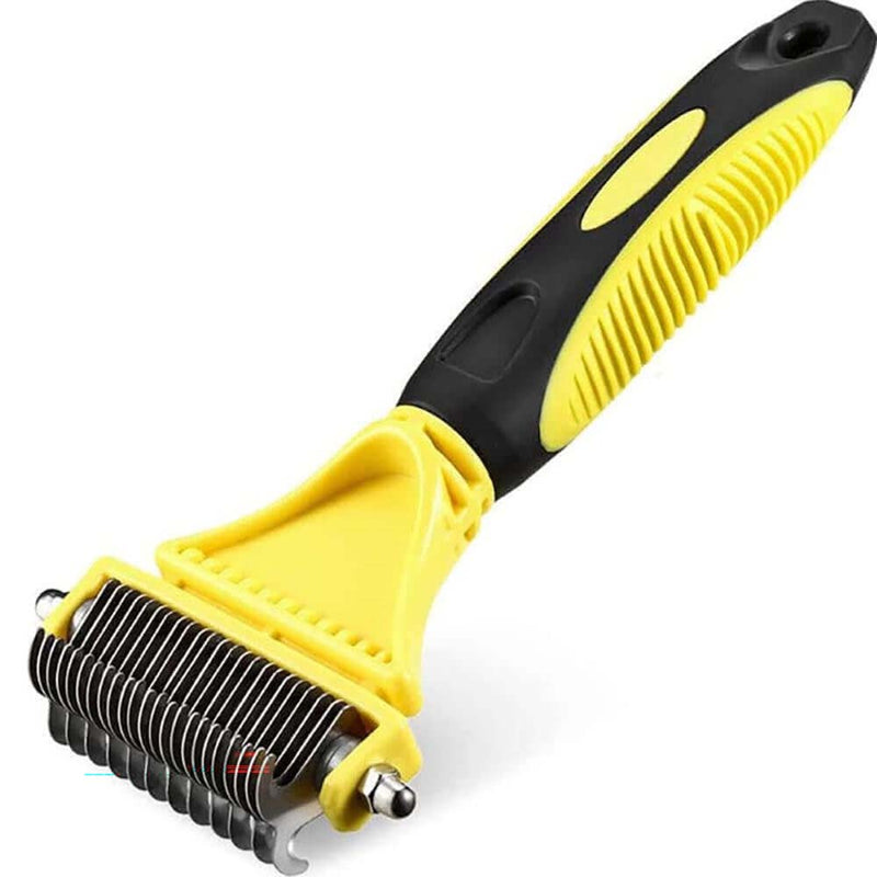 Dual sided pet dematting comb