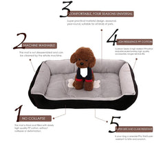 Warm and Soft Cotton Pet Dog Bed