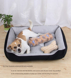 Warm and Soft Cotton Pet Dog Bed