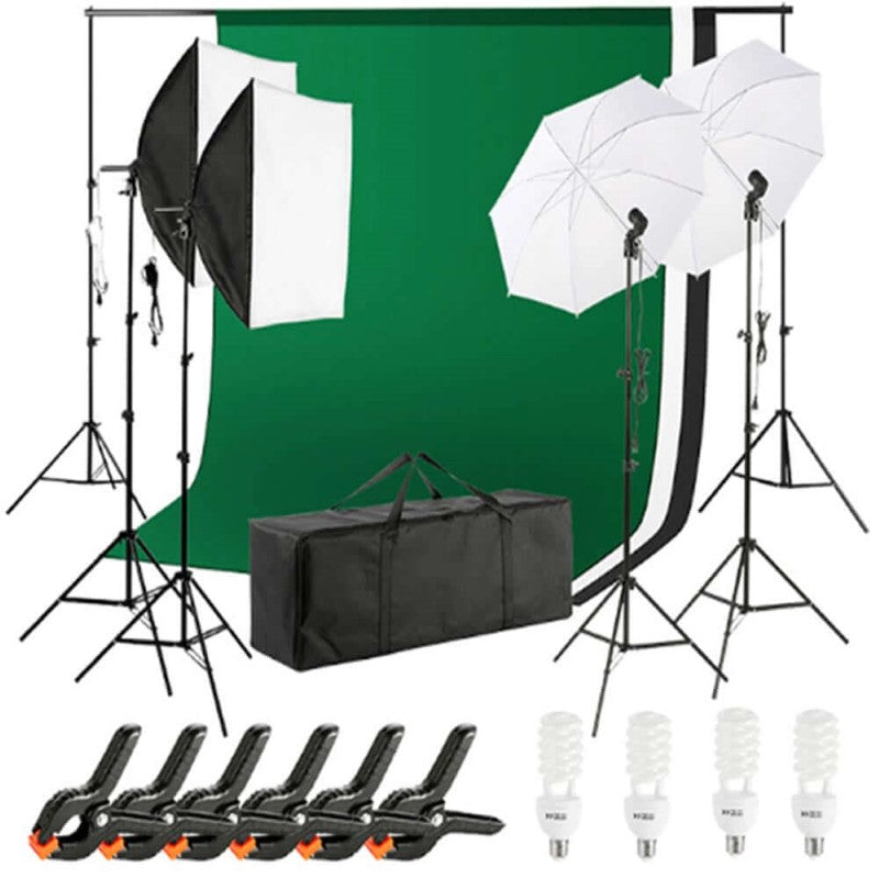 Background Photography Studio Set Photography Lighting Kit