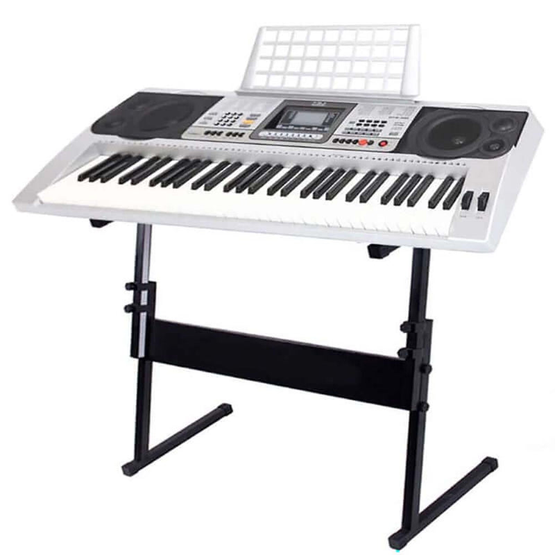 61 key electronic keyboard piano front view
