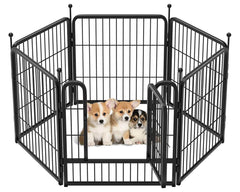 Dog playpen fence outdoor