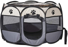 Dog Playpen Dog Play Pen Foldable Pet Playpen Tent Cage Crate