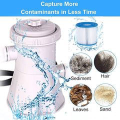 Filter Pump Swimming Pool 330gal 25W 230V