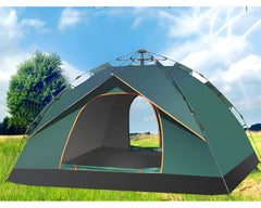 Pop Up Camping Tent - 2 Person Double Pop Up Tent | Easy to Pitch with Small Porch for Storage – Ideal for Camping & Festivals