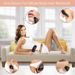 IPL Hair Removal System, Permanent Painless 999,999 Flashes