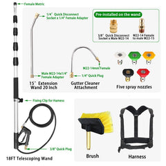 Pressure Washer Extension Wand Set