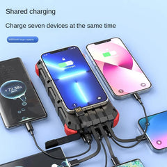 Wireless Solar Power Bank 36800mAh