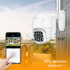 2MP Wireless Security Camera PTZ with 32GB Storage