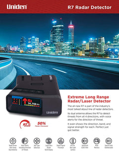 Uniden R7 EXTREME RANGE Laser / Radar Detector