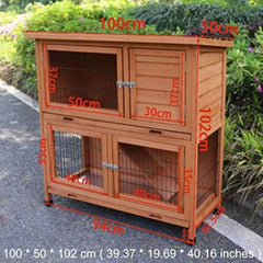 Wooden Rabbit Hutch