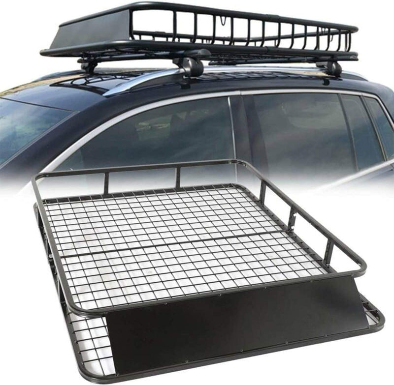 Universal Roof Rack Basket Car Top Luggage Carrier Cargo Holder – 48