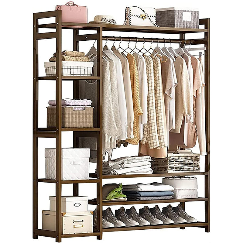 Bamboo Wardrobe Clothes Rack