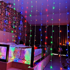 Curtain Lights 3*3m RGB Color