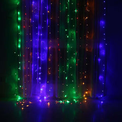 Curtain Lights 3*3m RGB Color