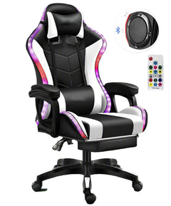 Gaming Chair With Rgb Light And Speaker