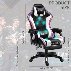 Gaming Chair With Rgb Light And Speaker