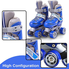 Roller Skate Ultra Wheels Blue Size M