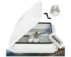 Remote control roof fan