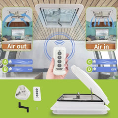 Caravan Roof Vent RV Shower Hatch