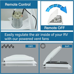 Caravan Roof Vent RV Shower Hatch