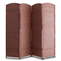 Room Divider Folding Screen Privacy Screen Brown