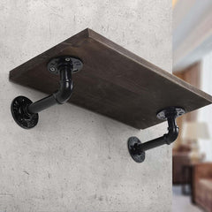 4 Pcs Industrial Rustic Shelf Brackets